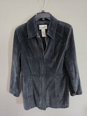 Vintage Cherokee Genuine Leather Jacket Women’s Medium Black Zip Front
